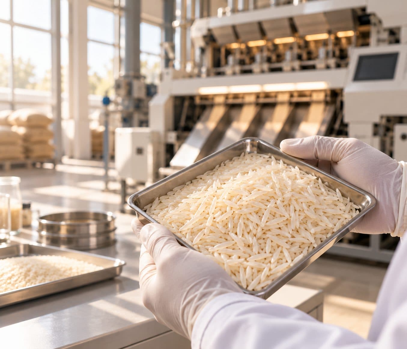 Quality inspection of milled basmati